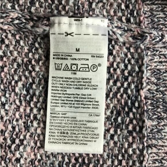 Gap Women’s Sweater Size Medium Cottagecore Crew Neck Cotton Cozy Twee P… - Picture 4 of 5